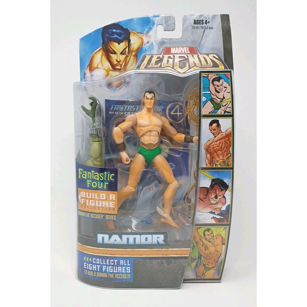 2007 Hasbro Marvel Legends Fantastic Four Ronan Series Namor Sub Mariner NIB